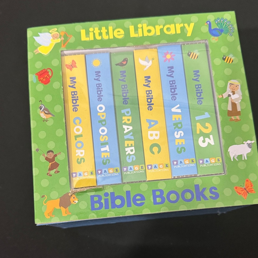 Little Library Bible Books Set - Colorful Collection